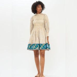 Oliphant SMOCKED FLIRTY 3/4 SLEEVE- REGENT GOLD Size XXL